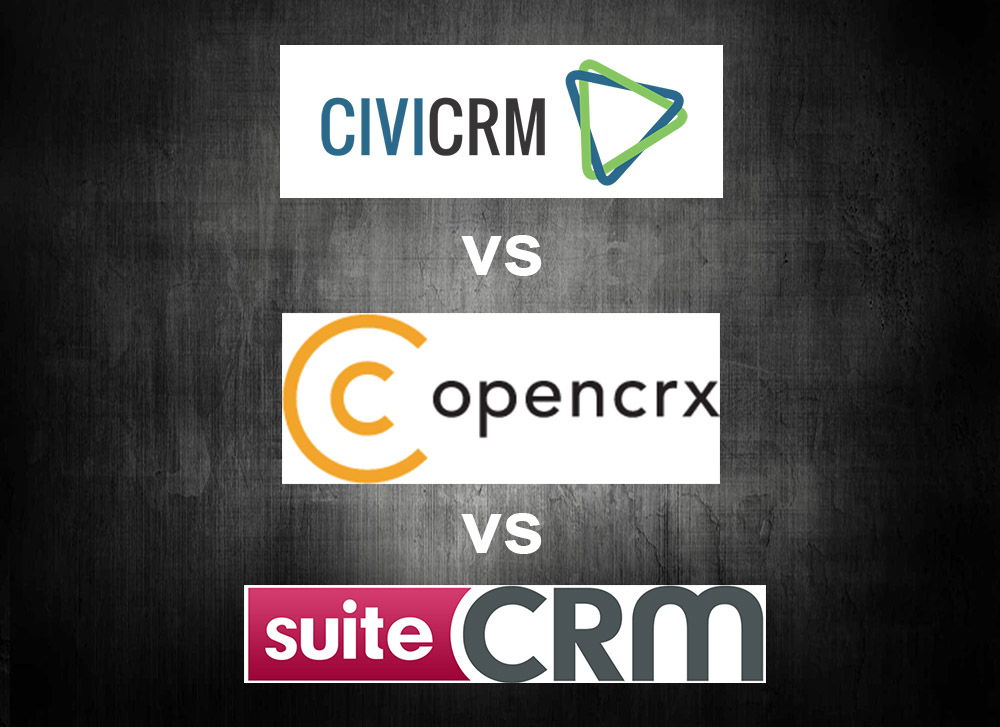 CiviCRM vs. OpenCRX vs. SuiteCRM