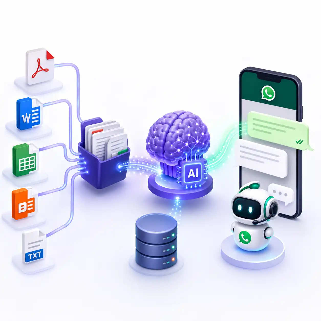 WhatsApp Knowledgebase AI — turning business documents into instant WhatsApp answers